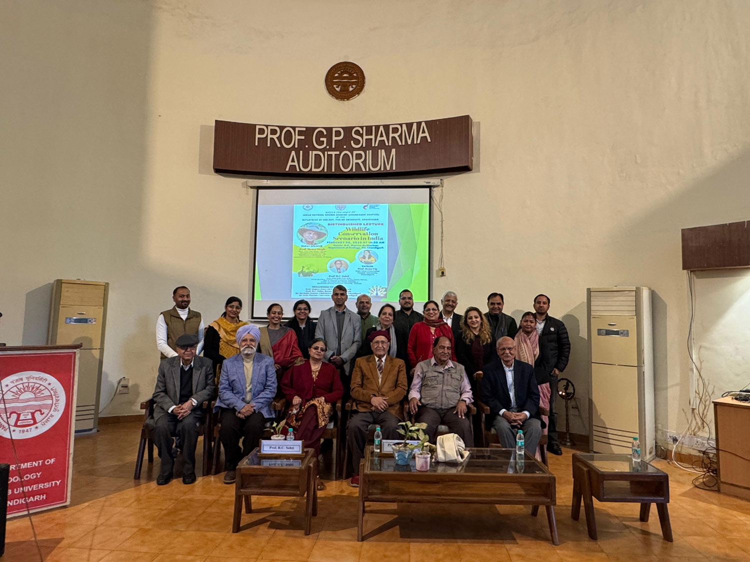 PU Hosts Distinguished Lecture on "Wildlife Conservation Scenario in India"